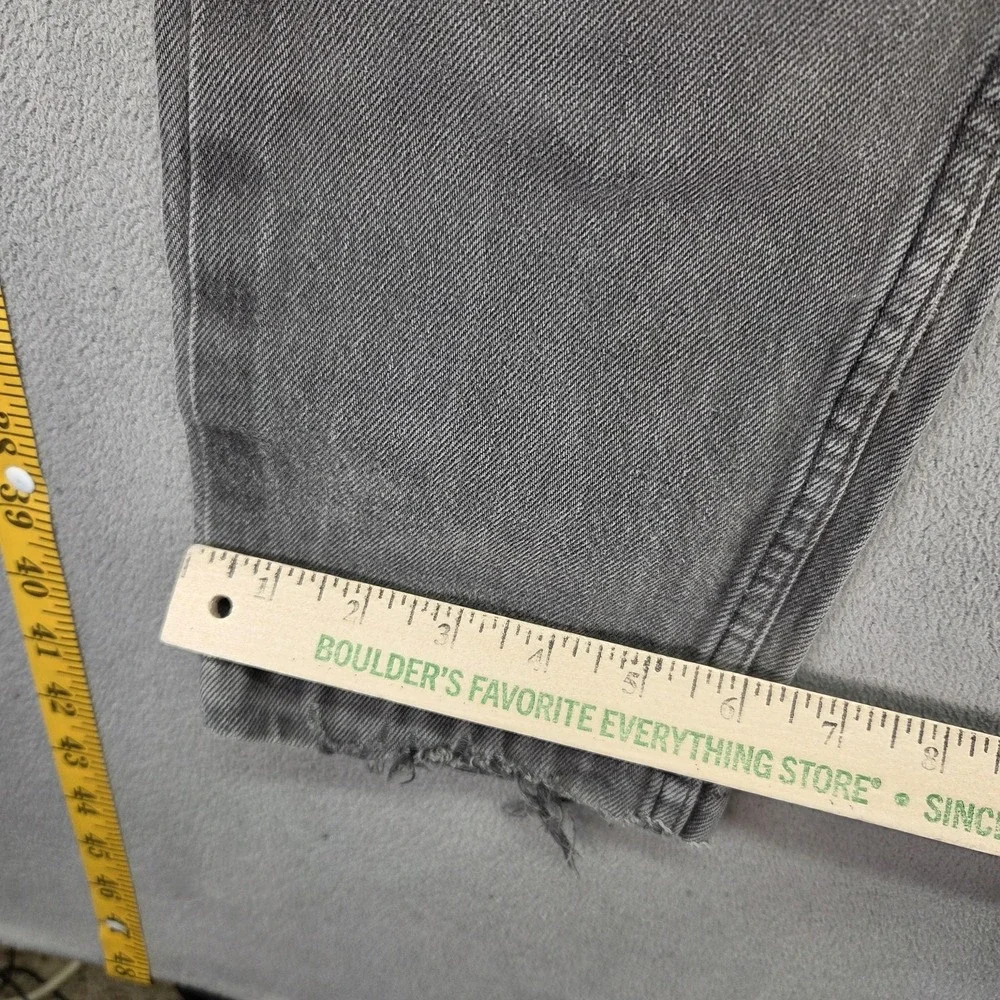Vintage Levis 501 Jeans Mens Gray Button Fly Made USA Stains Fits‎ 29x31